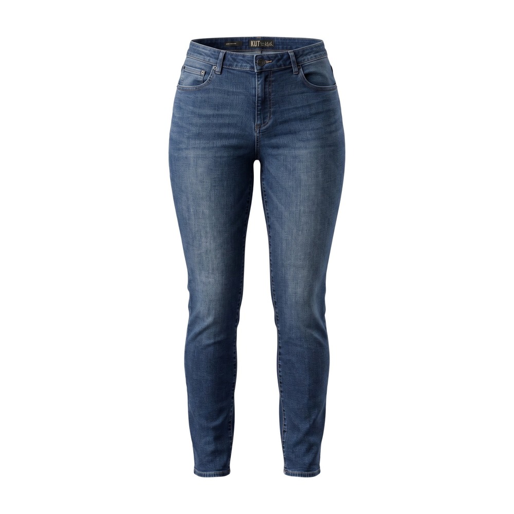 Classic Kut from the Kloth Katy Boyfriend Jeans 10 Medium Wash Flap Pocket Denim